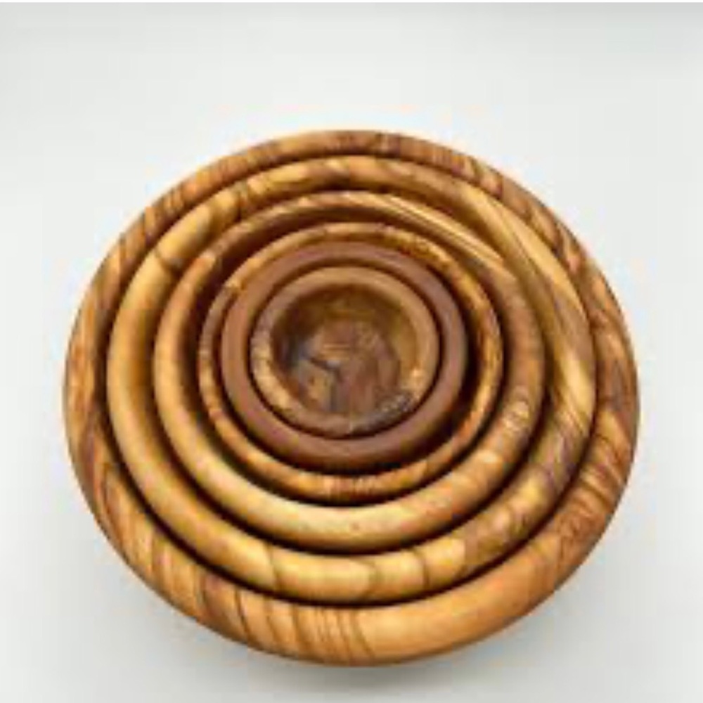 OLIVEWOOD NESTING SERVING BOWLS SET Of 5